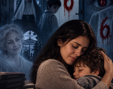 Liliana con su hijo