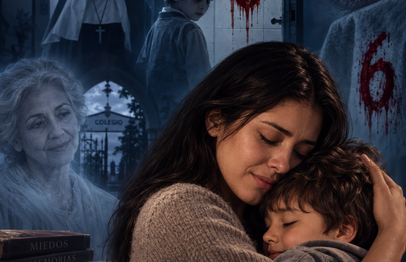 Liliana con su hijo