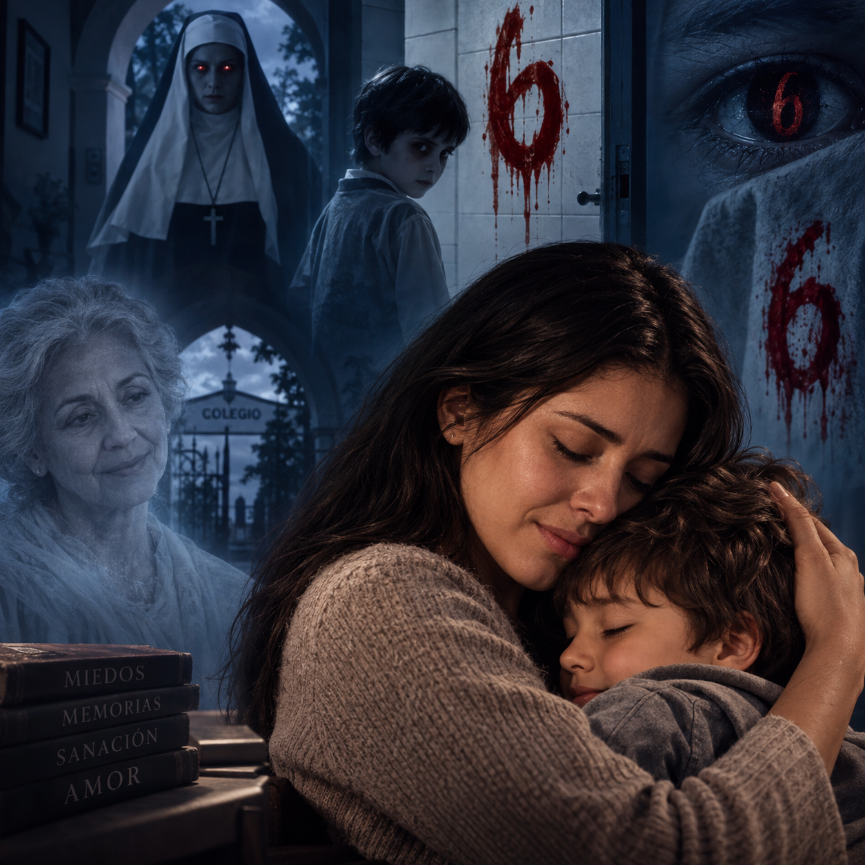 Liliana con su hijo